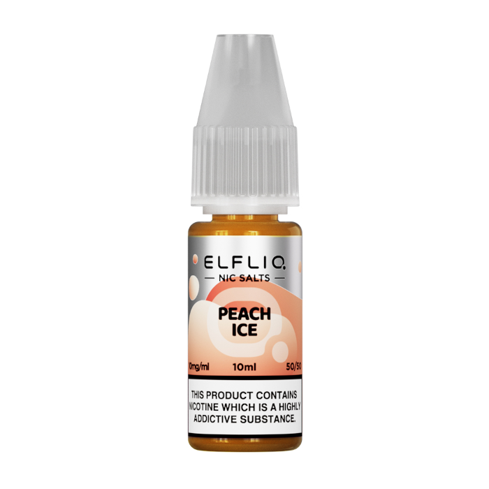 Elfliq Nic Salt by Elf Bar - Peach Ice - 10ml