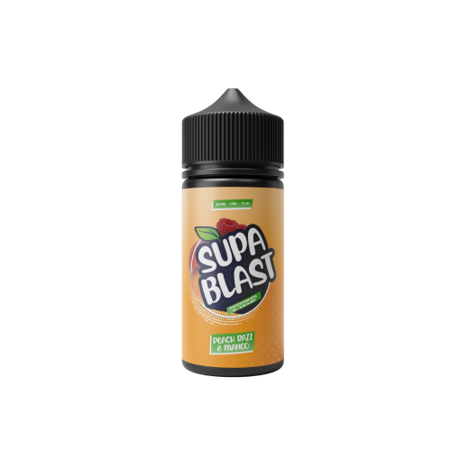  Supa Blast E Liquid - Peach Razz & Mango - 100ml 