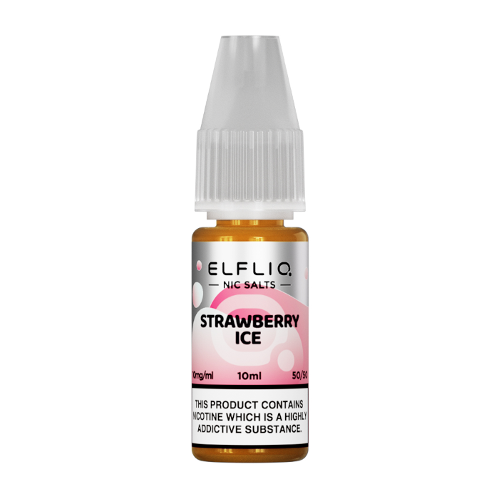 Elfliq Nic Salt by Elf Bar - Strawberry Ice - 10ml