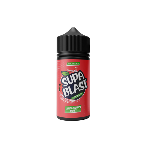  Supa Blast E Liquid - Strawberry Twist - 100ml 