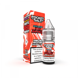 Red Buffalo Nic Salt E-Liquid by Pocket Salt By Drip Hacks 10ml