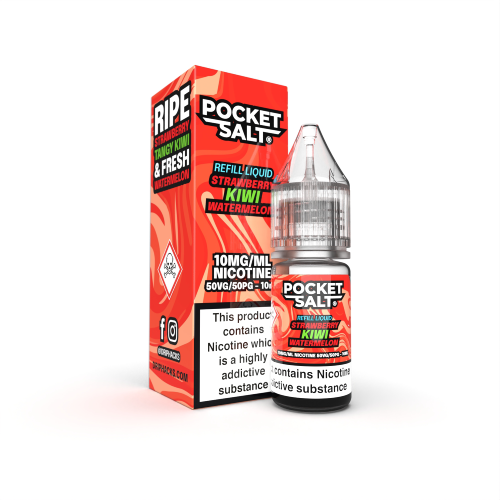 Pocket Salt By Drip Hacks - Strawberry Kiwi Watermelon - 10ml