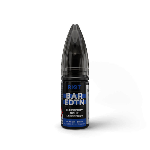  Blueberry Sour Raspberry Nic Salt E-Liquid by Riot Squad Bar Edition 10ml 