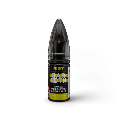 Guava Passionfruit & Pineapple Nic Salt E-Liquid by Riot Squad Bar Edition 10ml