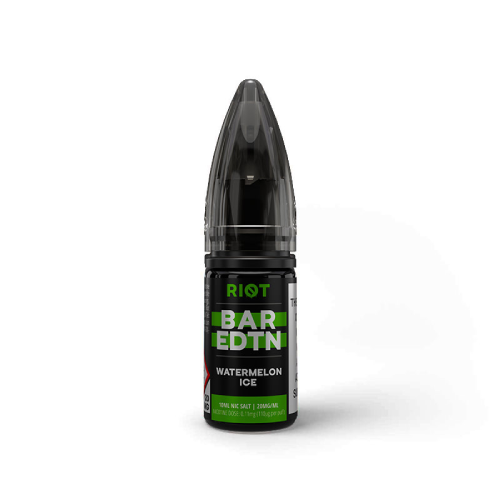  Watermelon Ice Nic Salt E-Liquid by Riot Squad Bar Edition 10ml 