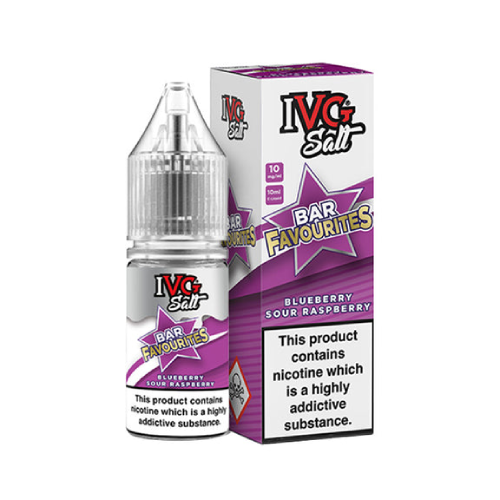 Blueberry Sour Raspberry Nic Salt E-Liquid by IVG Bar Salt Favourites