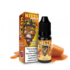 Creamy Tobacco Nic Salt E-Liquid by Vapes Bar Nitty Juice 10ml