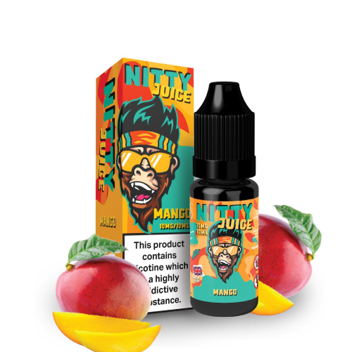 Vapes Bar Nitty Juice Nic Salt - Mango -10ml