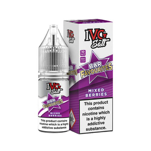 Mixed Berries Nic Salt E-Liquid by IVG Bar Salt Favourites