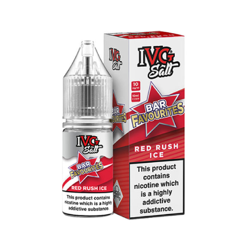 Red Rush Ice Nic Salt E-Liquid by IVG Bar Salt Favourites