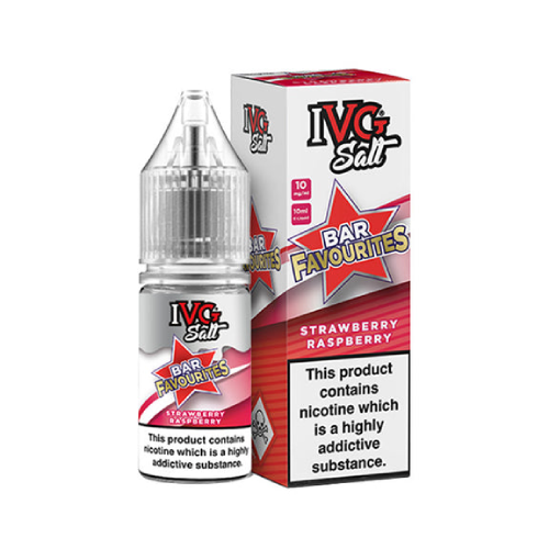 Strawberry Raspberry Nic Salt E-Liquid by IVG Bar Salt Favourites