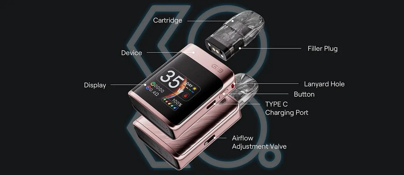 Uwell Caliburn G3 Pro Koko specs