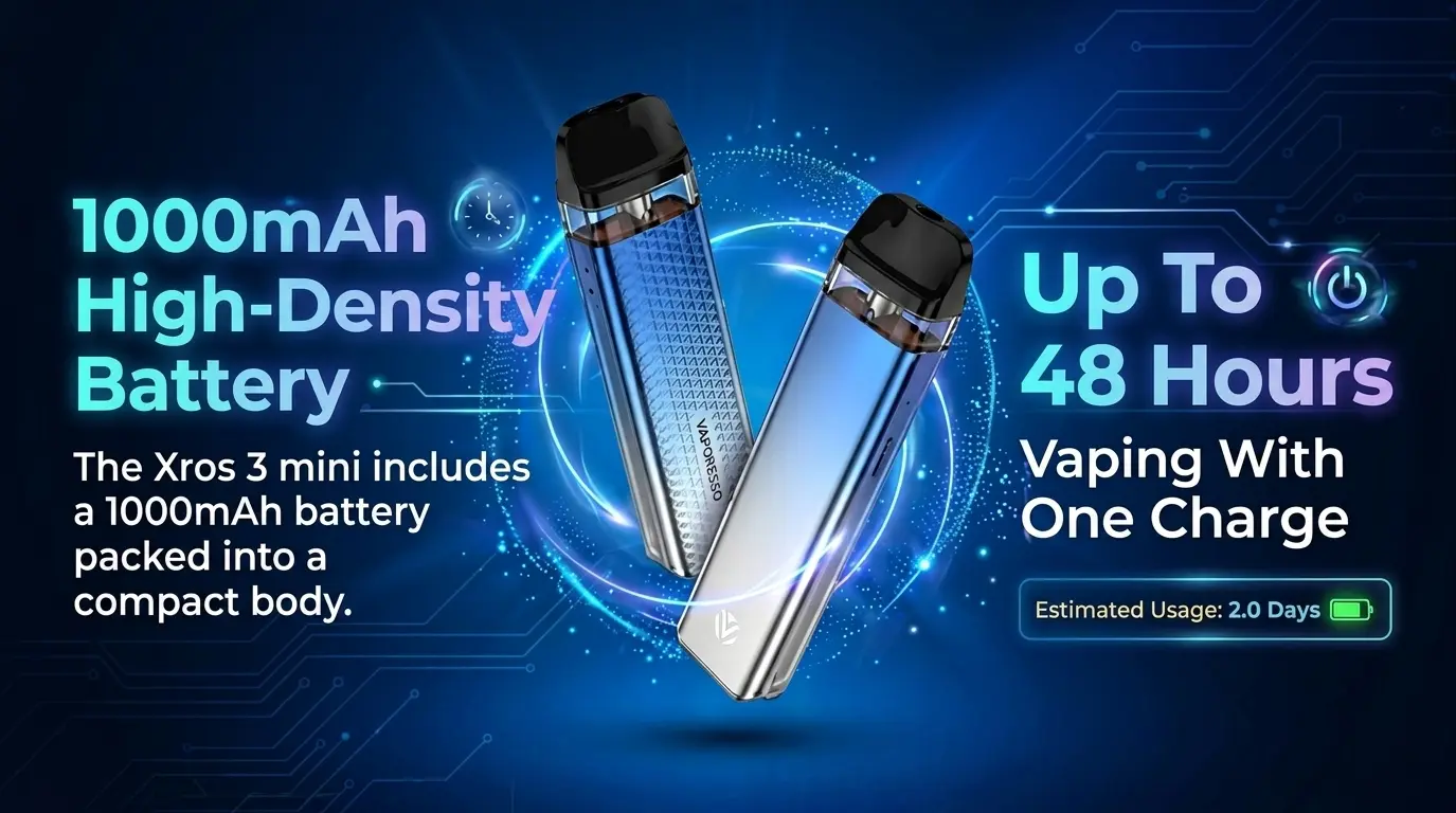1000mAh High-Density Battery