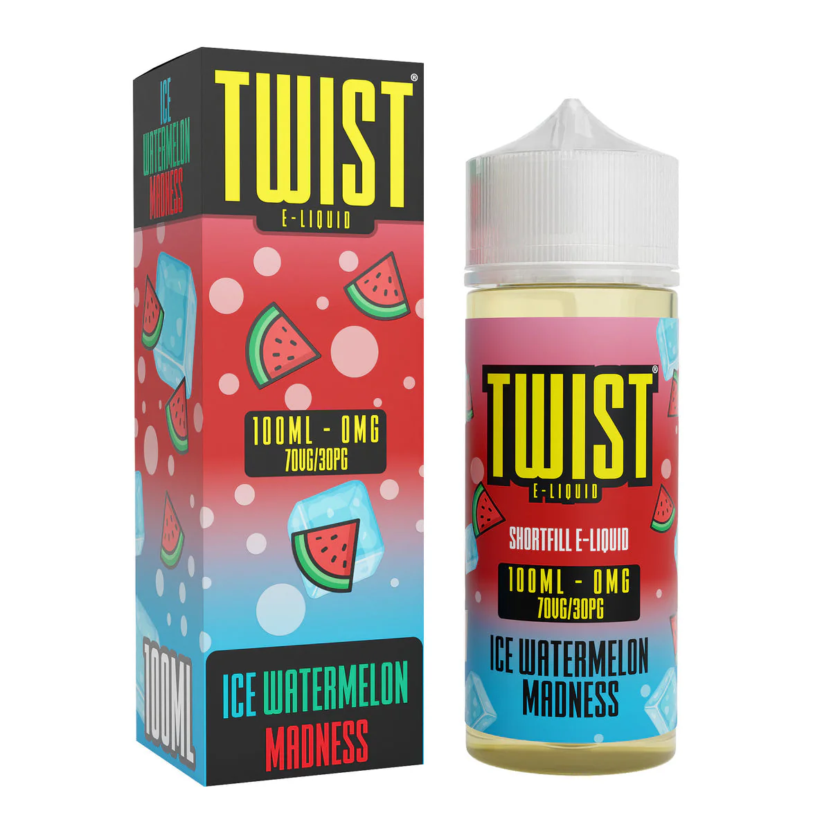  Ice Watermelon Madness Shortfill E-liquid by Twist Juice 100ml 