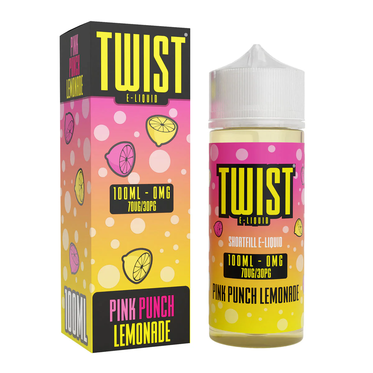  Pink Punch Lemonade Shortfill E-liquid by Twist Juice 100ml 