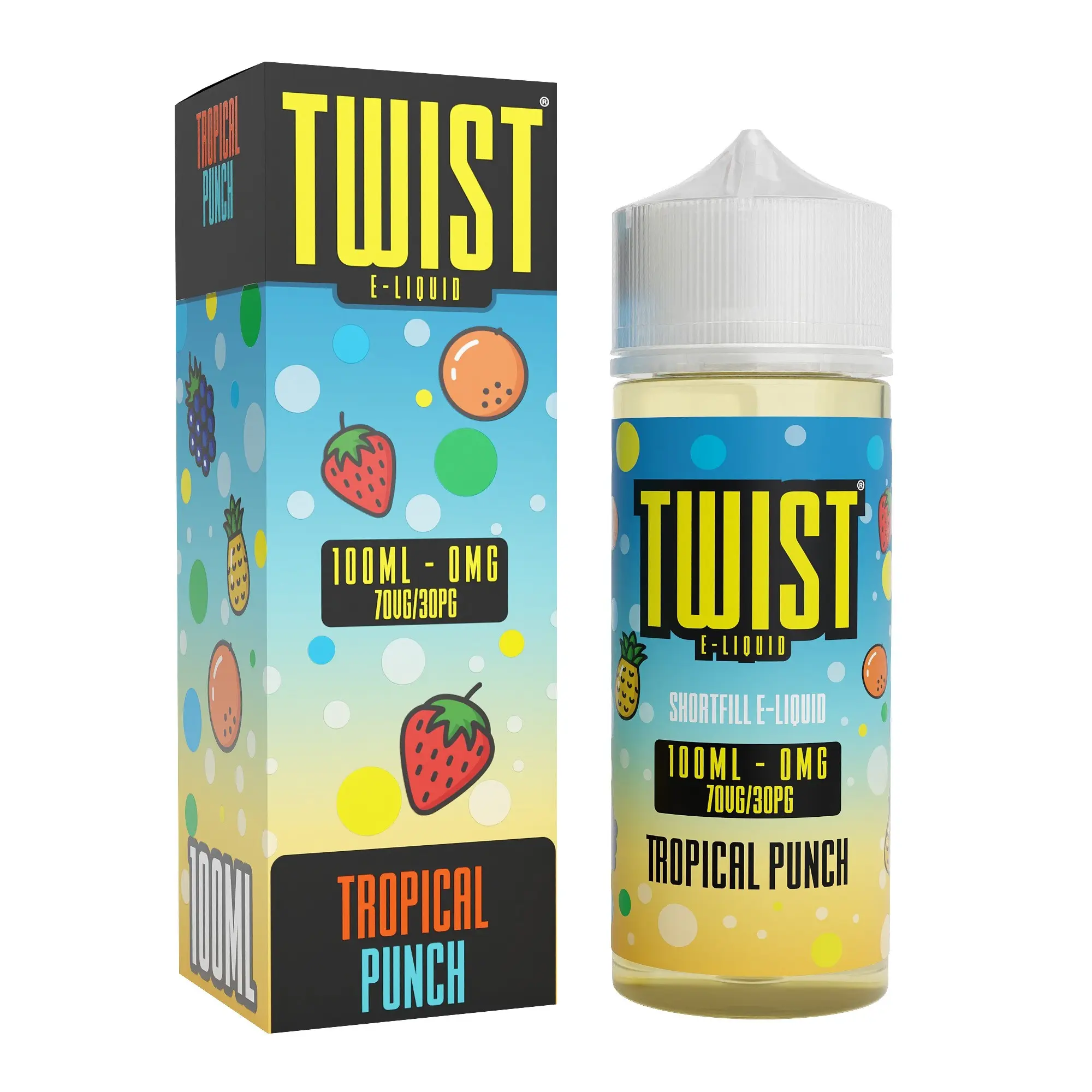 Tropical Punch Shortfill E-liquid by Twist Juice 100ml