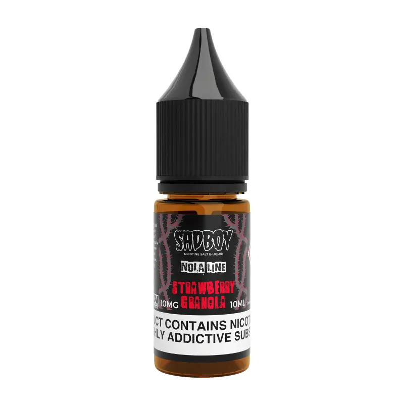 Strawberry Granola  Nic Salt E-Liquid by Sad Boy 10ml