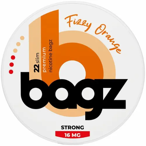  Fizzy Orange Bagz Nicotine Pouches  16mg/g  