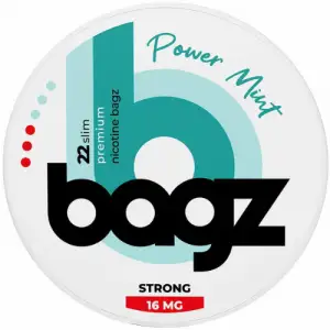 Power Mint Bagz Nicotine Pouches  16mg/g 