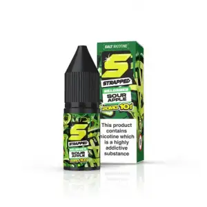 Sour Apple Nic Salt E-liquid by Strapped Reloaded 10ml