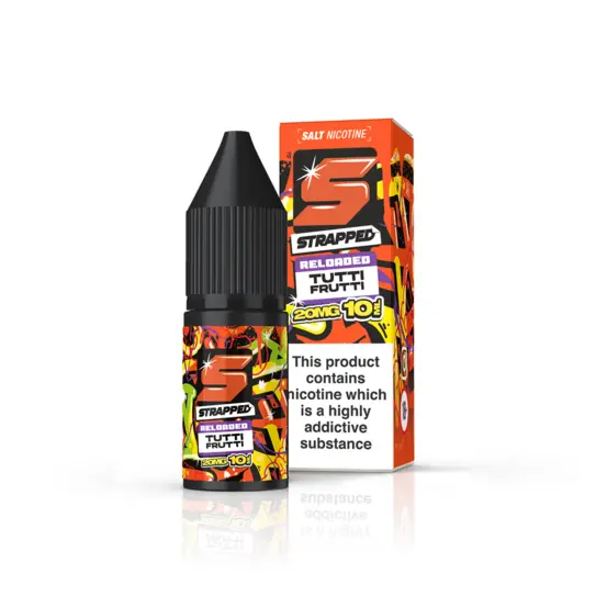 Tutti Frutti Nic Salt E-liquid by Strapped Reloaded 10ml