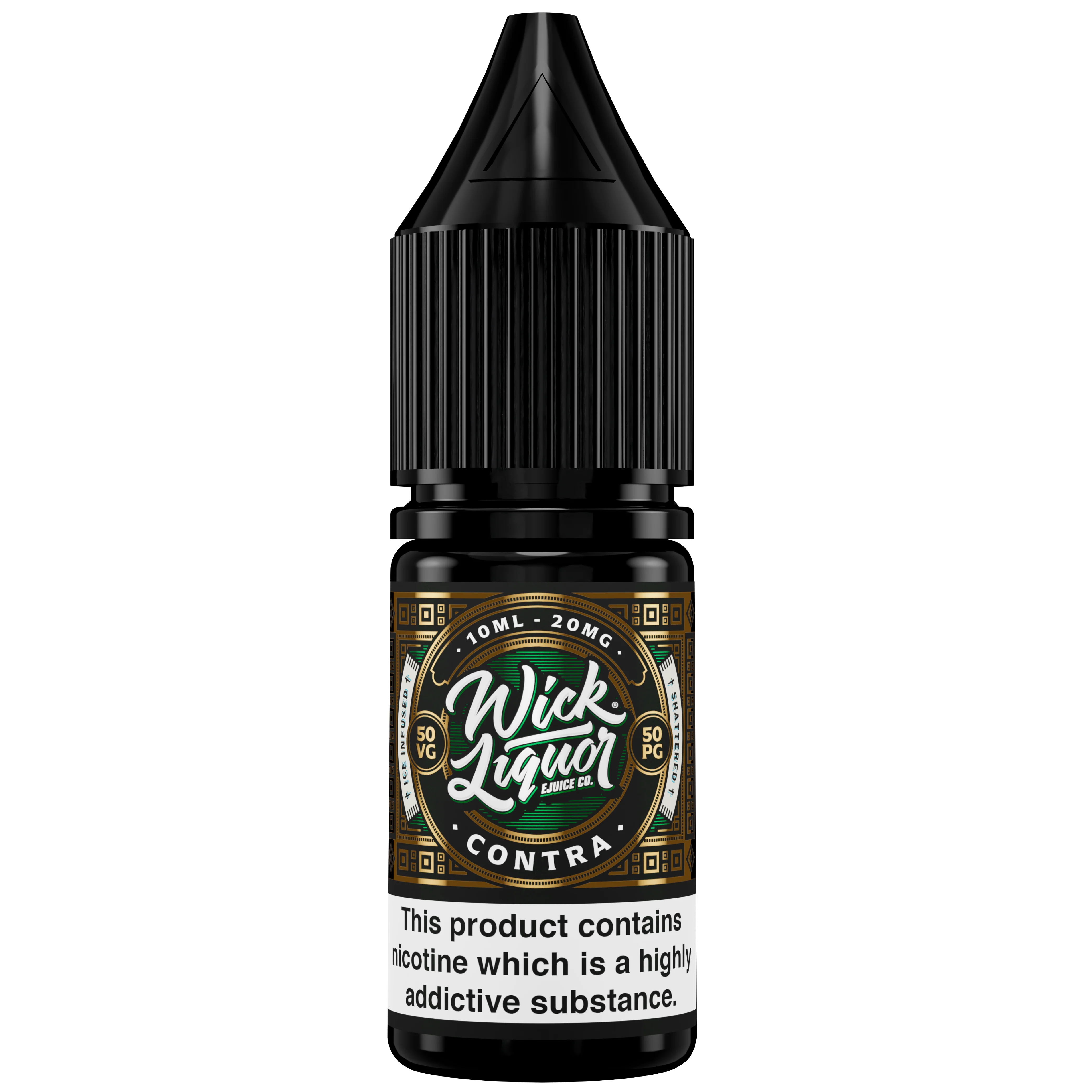 Contra Shattered Nic Salt E-Liquid by Wick Liquor 10ml