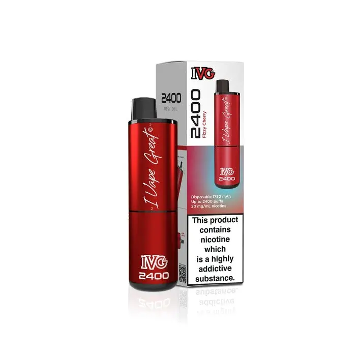 Fizzy Cherry | IVG 2400 Disposable Vape