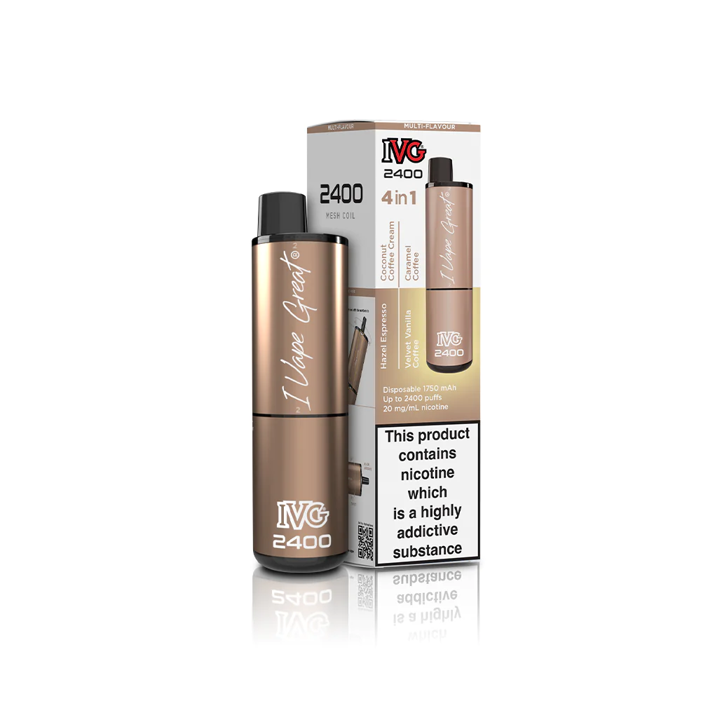 Coffee Edition (4 in 1) | IVG 2400 Disposable Vape 