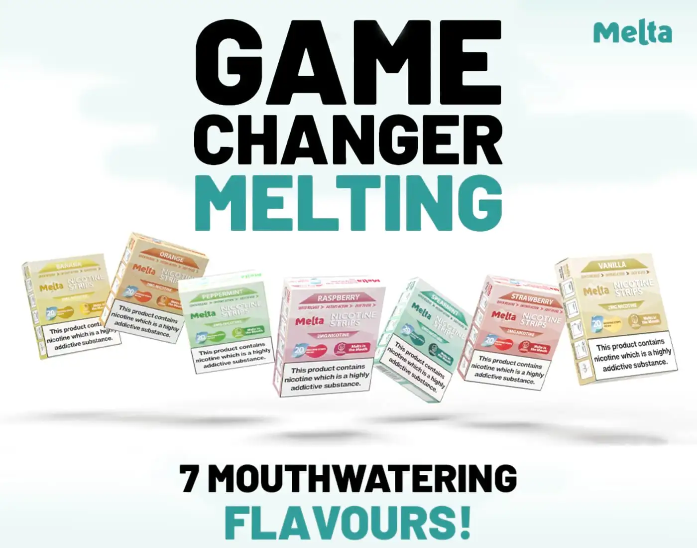 Melta Nicotine Strips Available Flavours