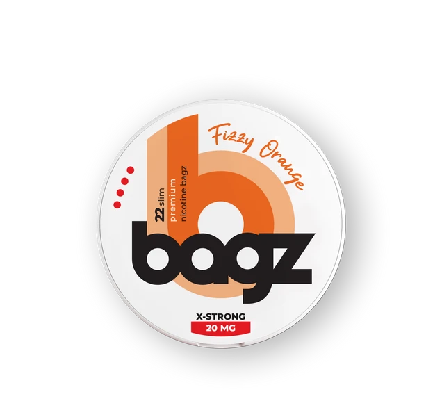 Fizzy Orange Bagz Black Nicotine Pouches  55.5mg/g 