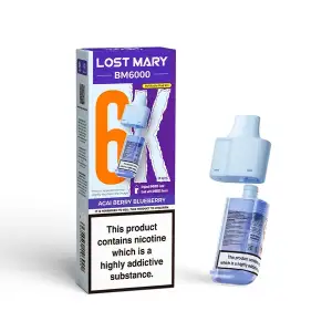 Lost Mary BM6000 Pods - Acai Berry Blueberry | 10mg