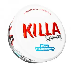Blue Raspberry Killa Exclusive Nicotine Pouches 16.5mg/g