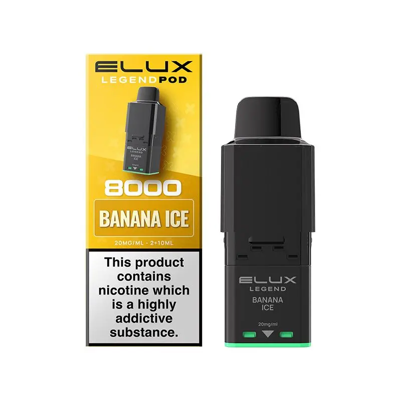 Banana Ice Elux Legend 8000 Prefilled Pod