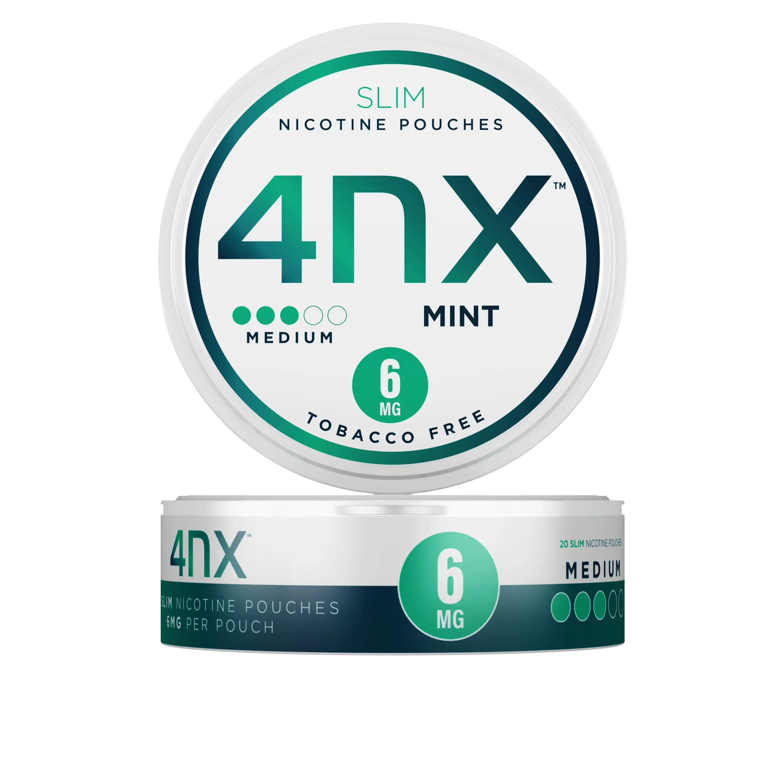  Mint Extra Strong Nicotine Pouches by 4NX 18mg 