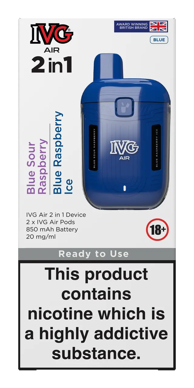 Blue(2 in 1) IVG Air 2 in 1  Starter Kits & Pods