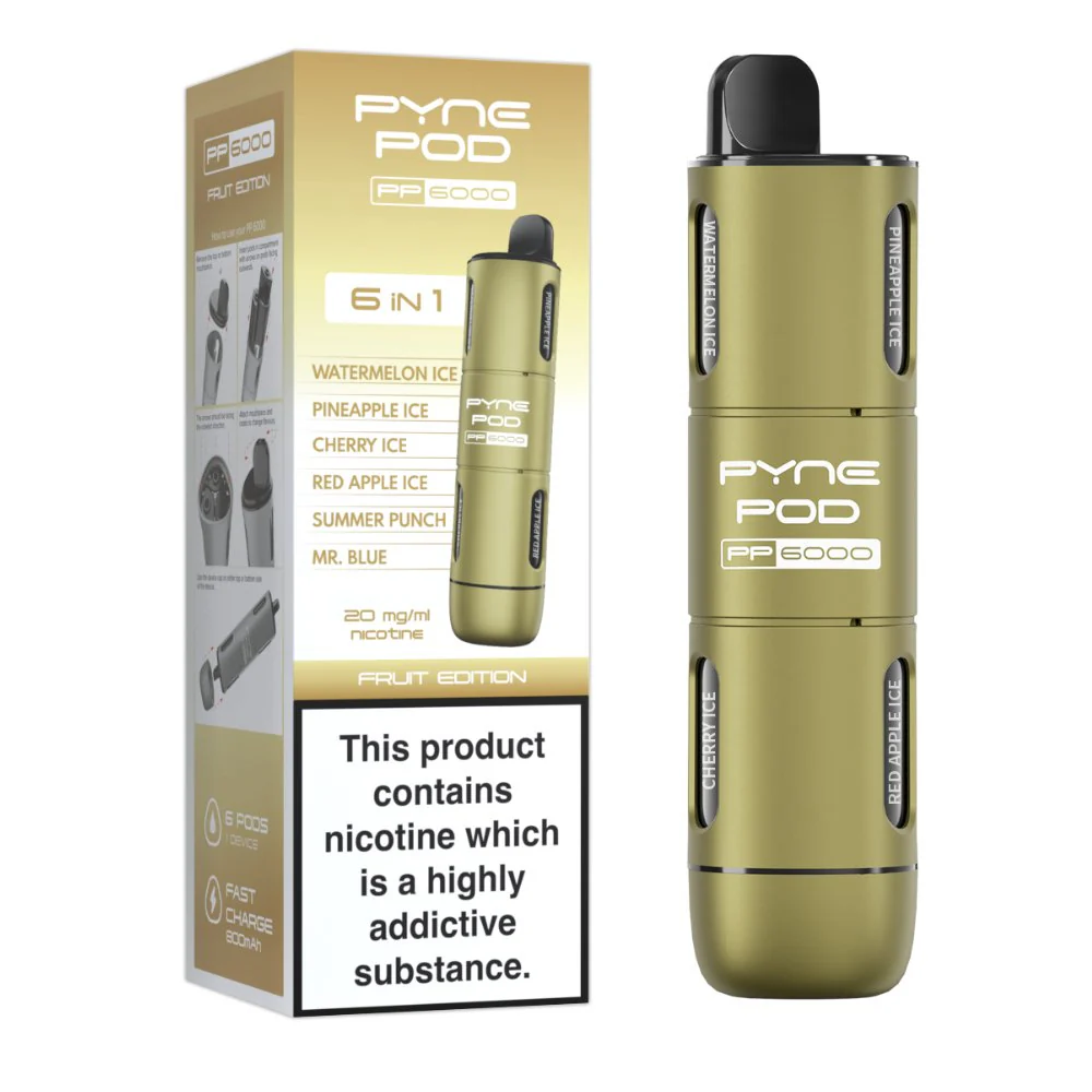 Pyne Pod PP6000 6 in 1 Disposable Vape 20mg