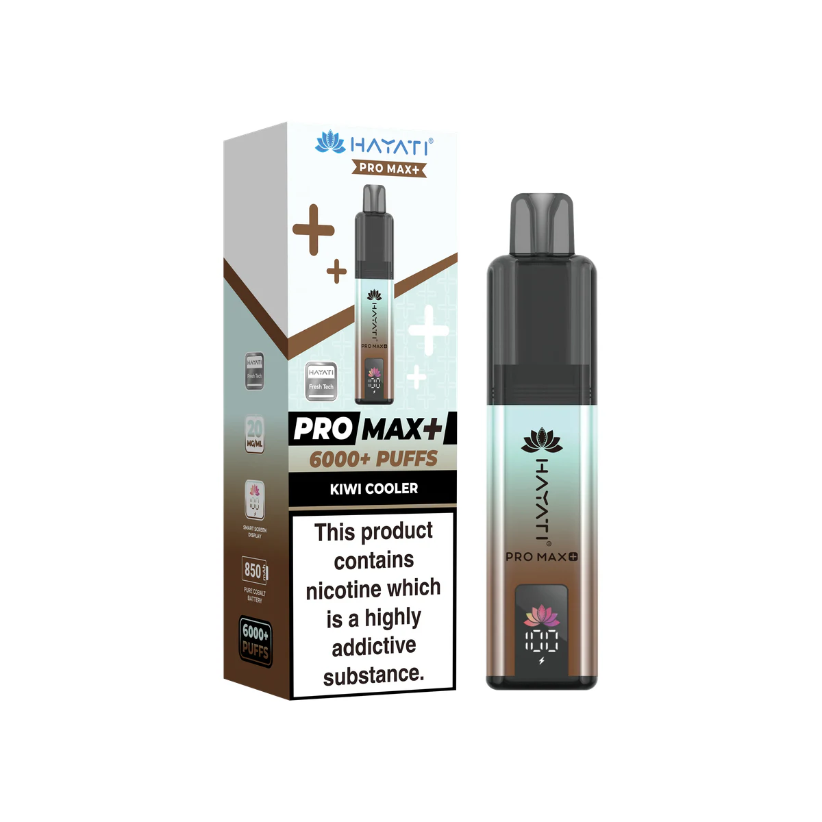 Hayati Pro Max Plus 6000 - 20mg | Kiwi cooler