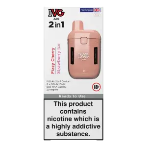 Pink(2 in 1) IVG Air 2 in 1  Starter Kits & Pods