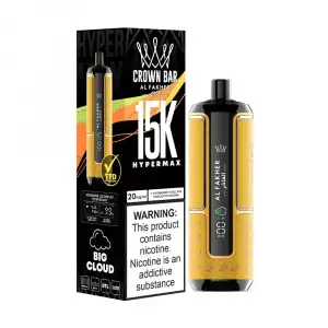 Pineapple Ice Al Fakher Crown Bar 15K Hypermax Disposable Vape Kit