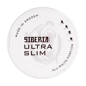 All White Ultra Slim Nicotine Pouches by Siberia 18.15mg