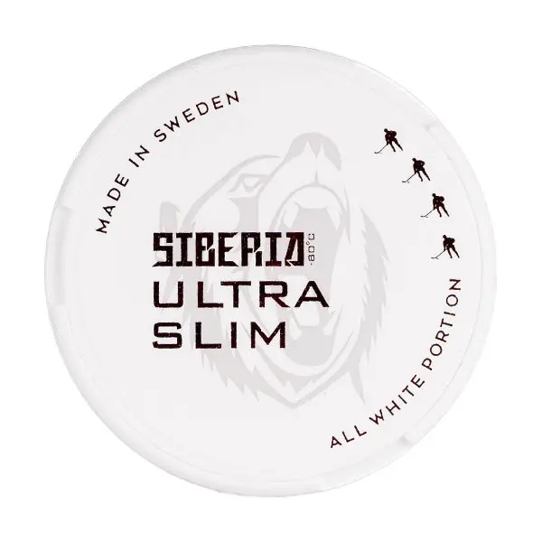 All White Ultra Slim Nicotine Pouches by Siberia 18.15mg