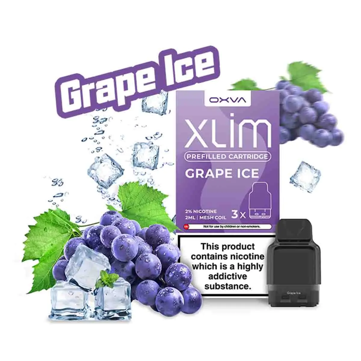  OXVA Xlim Prefilled Pods - Grape Ice 