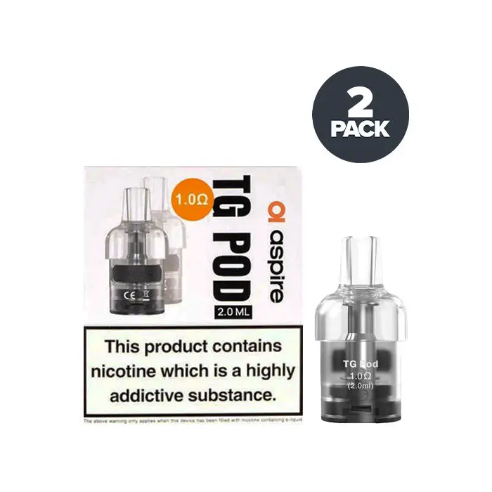 Aspire TG Replacement Pods - 2ml/3ml (2 Pack )