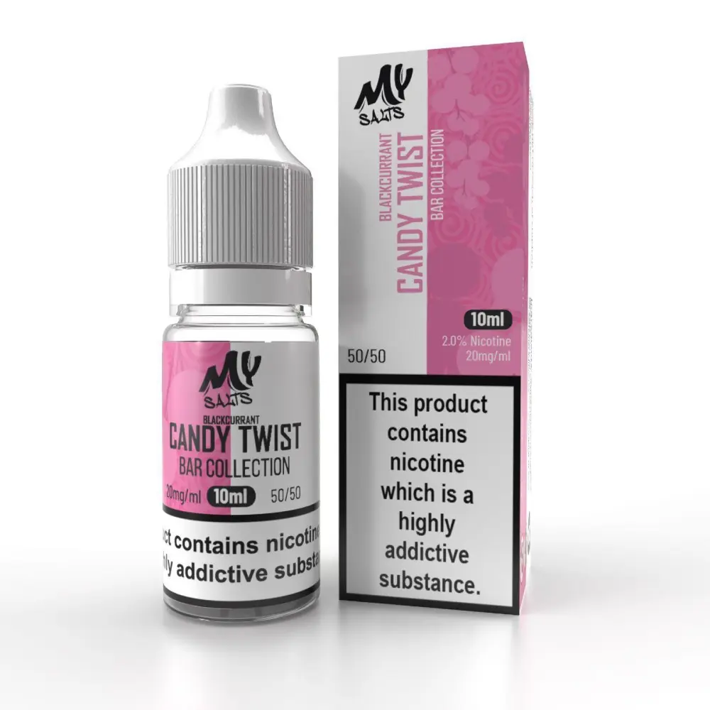  Blackcurrant Candy Twist Nic Salt E-liquid by My Salt Nic Salt 10ml 