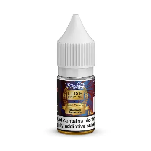 Blue Razz Lemonade Nic Salt E-Liquid by Kingston Luxe Edition 10ml 