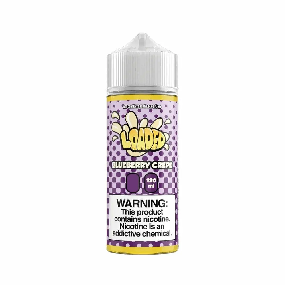 Blueberry Crepe Shortfill E-Liquid by Loaded 100ml