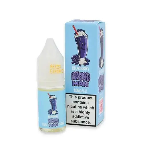 Blueberry Nic Salt E-Liquid by Shake Man 10ml 