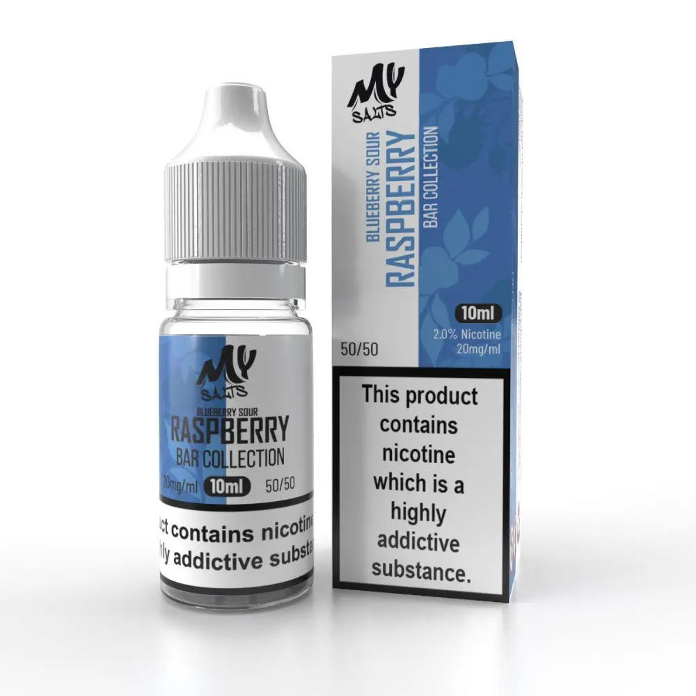  Blueberry Sour Raspberry Nic Salt E-liquid by My Salt Nic Salt 10ml  