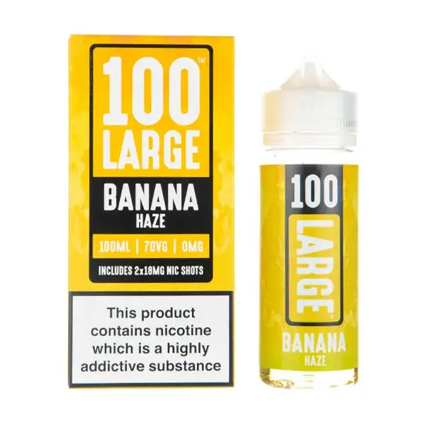  Large E-Liquid - Banana Haze - 100ml 