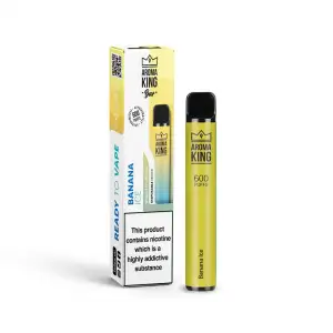 Aroma King Disposable Pen – (600 puffs) - Banana Ice | 20mg